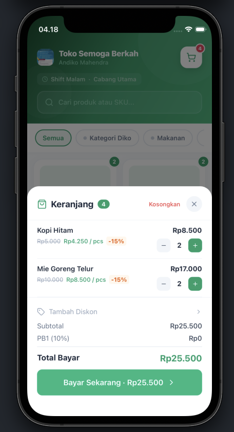 Kasir & Keranjang